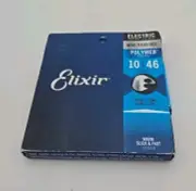 Elixir Electric Guitar Strings Nickel Plated Polyweb 10 | 46 Light 12050 New