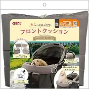 Gex GEX Front Cushion, Brown & Beige, Doggy Cart, Osoto Grace, for Various Pet Carts, Smooth, Fluffy, Reversible, Hair Resistant