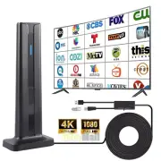 Antena Digital Para Interiores Rango De 450 Millas largo alcance 4K y HD 1080P
