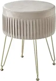 Takeda Corporation M3-EAS36BE Stool, Ottoman, Storage, Beige, 14.2 x 14.2 x 17.7 inches (36 x 36 x 45 cm), Elegant Stool with Legs