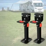 2X 400mm Caravan Stabilizer Legs 400 Trailer Camper Drop Down Corner Steady ....