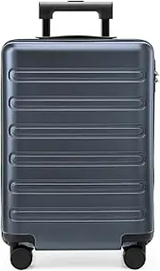 [NINETYGO] Carry on Luggage 22 X 14 X 9 Airline Approved, 20 Inch Lightweight suitcase for 3-5 Days Travel, Double Spinner Wheels, 100% Hardshell PC, TSA Lock, Dark gray, Checked-Large 28-Inch, Sports