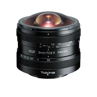 Tokina SZ 8mm F2.8 FISH-EYE 對角線魚眼鏡頭 Fujifilm X / Sony E 公司貨
