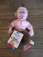 Vladimir Putin Political Parody Dog Toy/ Squeaker (Fuzzu) Rootin Tootin / Trump