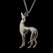 Greyhound Necklace - Whippet Pendant - Galgo Greyhound Whippet Jewelry