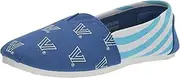 FOCO Women's NCAA NCAA College Canvas Stripe Slip On Shoes
