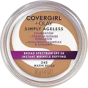[COVERGIRL] Simply Ageless Instant Wrinkle Defying Foundation #245 Warm Beige 12G
