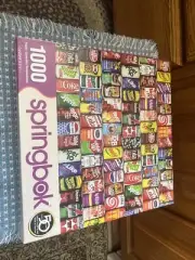Soda Springbok puzzle jigsaw Cans 1000 piece Retro Refreshments New Nib Sealed