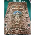 波斯地毯-喀什米爾頂級蠶絲地毯－波斯地毯/掛毯/壁毯/坐毯/魔毯  尺寸約：180X270 CM