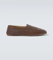 [Loro Piana] Loro Piana Anton Walk leather loafers AU 5 brown