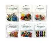 Buttons Galore 50+ Assorted Summer Buttons for Sewing & Crafts - Set of 6 But...