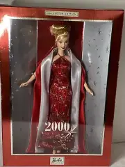 2000 Millenium Barbie Doll Collector Edition #27409 Factory Sealed Box Stunning!