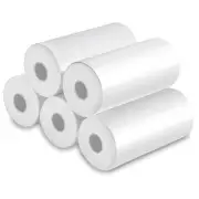 5 Rolls Regular Printer Paper Plate Mini Thermal Printing Paper White Mini Print