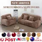 Luxury Velvet Sofa Cover 1/2/3/4 Seater Slipcover Couch Protector Stretch Thick
