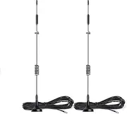 Bingfu 4G LTE 8dBi Magnetic Base MIMO TS9 Antenna 2-Pack for MiFi Mobile Hotspot Router USB Modem Dongle Verizon Jetpack 8800L 7730L AC791L 6620L Netgear LB1120 LB1121 LB2120 AT&T Nighthawk M1 MR1100