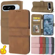 Flip Leather Wallet Case Cover For Google Pixel 10 9 Pro XL 9 8 7 6 9A 8A 7A 6A