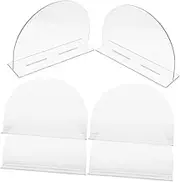 TINEASUR 6 Pack DIY Acrylic Table Number Signs Elegant Wedding Party Centerpieces Decor