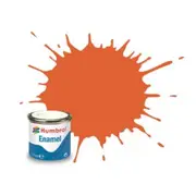 Humbrol Enamel 82 Orange Lining Matt 14mL Paint