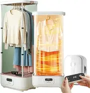 900w Automatic Wireless Vertical Steam Iron, Collapsible Hanging Garment Steamer, Clothes Dryer W/Remote Control/Built-in Aromatherapy Box, for Clothes & Fabric