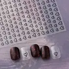 Long-lasting Nail Art Decoration Cute Heart Pattern Stickers Lovely Heart-shaped