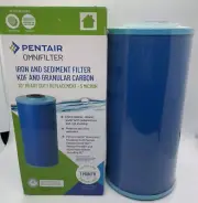 Pentair OmniFilter RO6 10” Iron & Sediment KDF Carbon Water Filter *NEW SEALED*
