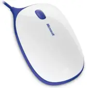 NEW Microsoft USB Express Wired Mouse - Blue/White (T2J-00021)