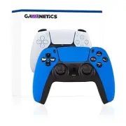 Gamenetics Custom Blue Official Wireless Bluetooth Controller for PS5 Console