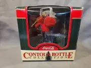 Coca Cola Contour Bottle Collection ornament 1998 Santa Hat Bottle - NEW