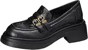 [XINXINIO] Womens Lightweight Thick Sole Fashion Loafers with Soft Comfortable Lambskin