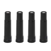 X AUTOHAUX 4 Pcs Screw-on Valve Cap Stem Extension Wheel Tire Cap Extender Ad...