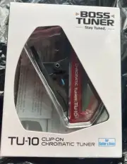 BOSS Clip On Chromatic Tuner (Red )TU-10 For Guitar & Bass
