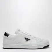 [Prada] Downtown white/black leather trainer 10 UK White