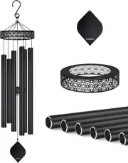 Large Wind Chimes for outside Deep Tone,50" Windchimes Outdoors Unique Clearance