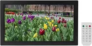 21.5 Inch Large Digital Photo Frame, 1080P IPS HD Picture Frame Support Video Picture Playback Music Clock Calendar, Electronic Photo Album, Up to 32G Memory, Gifts (AU Plug)