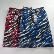 2 AND1 Offense Athletic Gym Shorts Men’s 2XL XXL Red Blue Black 8" Inseam