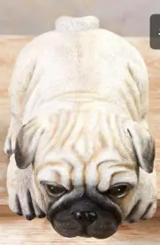 NIB Pug Shelf Sitter Figurine