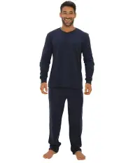 [Coast Clothing Co] Essential Knit PJ Set in Navy