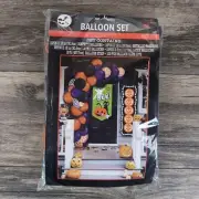 Halloween Party Decorations Kit Orange Black Purple Balloons Arch Garland & More