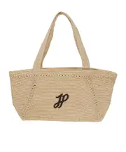 Patterned Tote Bag One size Nude