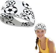[yaozeio] Sports Basketball Soccer Headbands for Women Men Non Slip Elastic Sweat Band for Running Athletic Workout Yoga Hair Band
