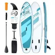 VEVOR Inflatable Stand Up Paddle Board, 3048x838x152 mm Wide SUP Paddleboard,...