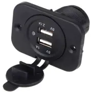 3.1A Car Phone GPS Charger Socket Cigarette Lighter Power Outlet USB ABS Plastic (for: Audi)