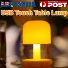 USB Rechargeable LED Table Lamp Mini Mushroom Desk Light Touch Night Light Baby