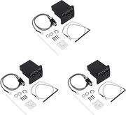 Veulrn 3X 2 Band Pickup Eq Aeq-2T Equalizer Acoustic Guitar Washer Screws Set for Guitar