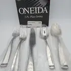 NIB Retired Oneida 5pc Place Setting Forte 18/10 Stainless Heirloom