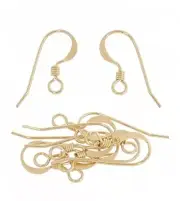 14K Gold Filled French Wire Earring Hooks (30pcs)