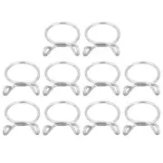 10 Pcs Fuel Line Hose Tubing Spring Clips 24mm Water Pipe Spring Clip Clamps