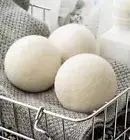 AINPECCA X3pcs 100% Natural Wool Dryer Ball Fabric Laundry Accessories 6cm Wash