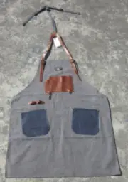 Genuine American Double RL Old Made Cowhide Leather Heavy Canvas Workman’s Apron