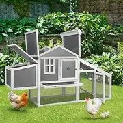 Alopet Chicken Coop Rabbit Hutch Large Wooden Pet House